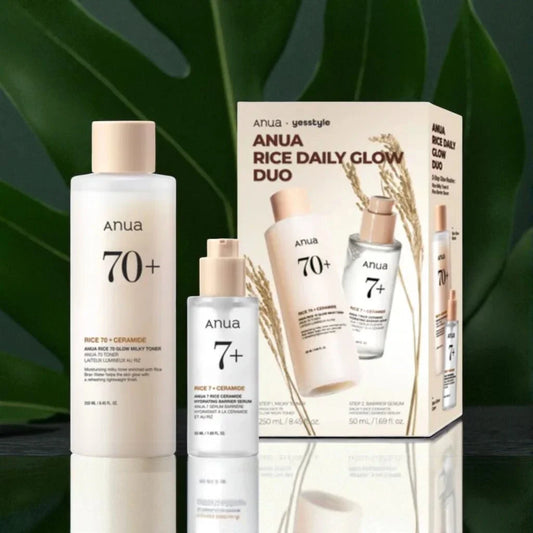 Anua - Set Tónico y Sérum Rice Daily Glow Duo