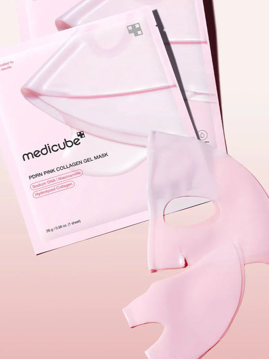 Mascarillas Faciales PDRN Pink Collagen Gel Mask Set