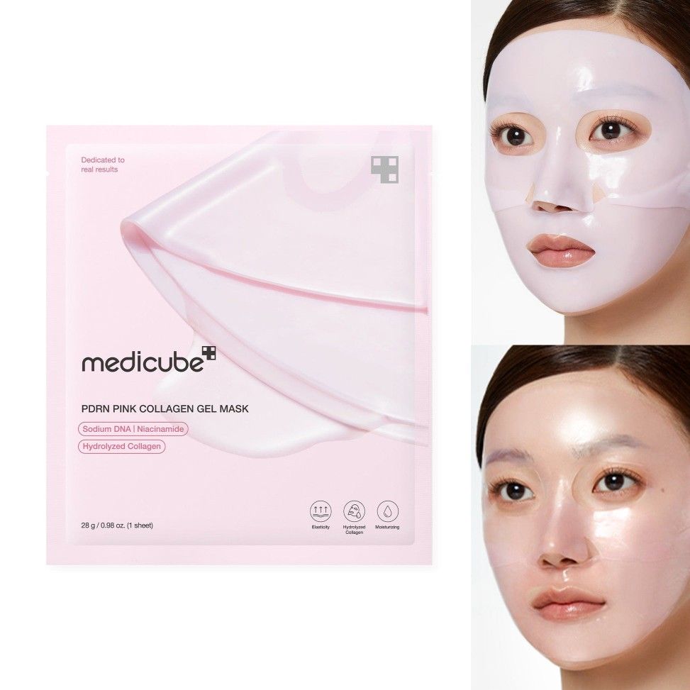 Mascarillas Faciales PDRN Pink Collagen Gel Mask Set