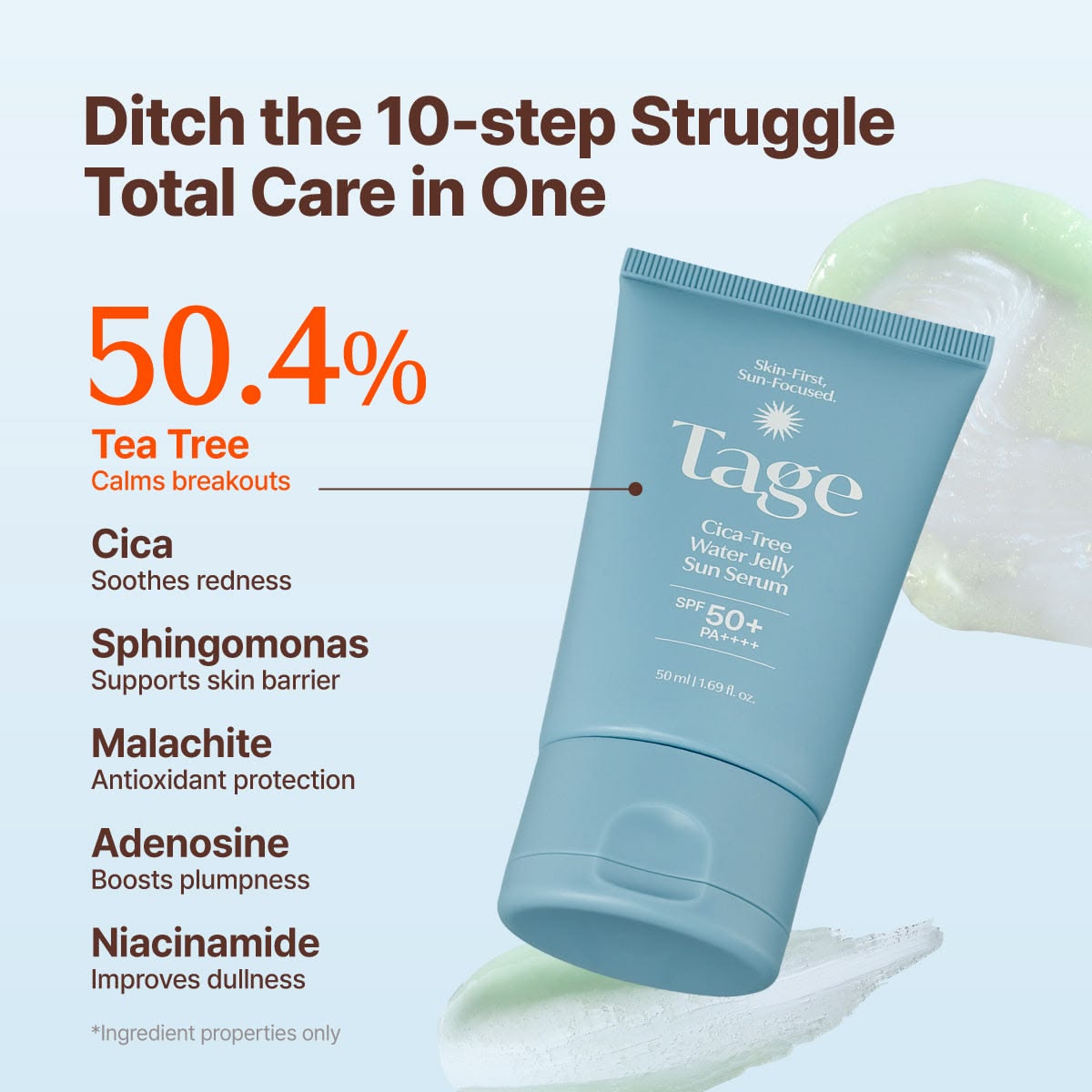 Tage - Cica-Tree Water Jelly Sun Serum