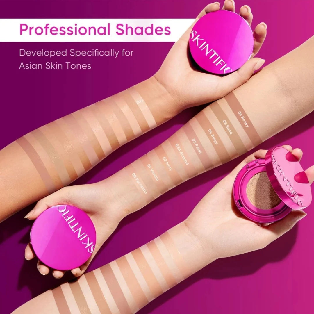 SKINTIFIC - Base Tipo Cushion Cover Glow Perfect