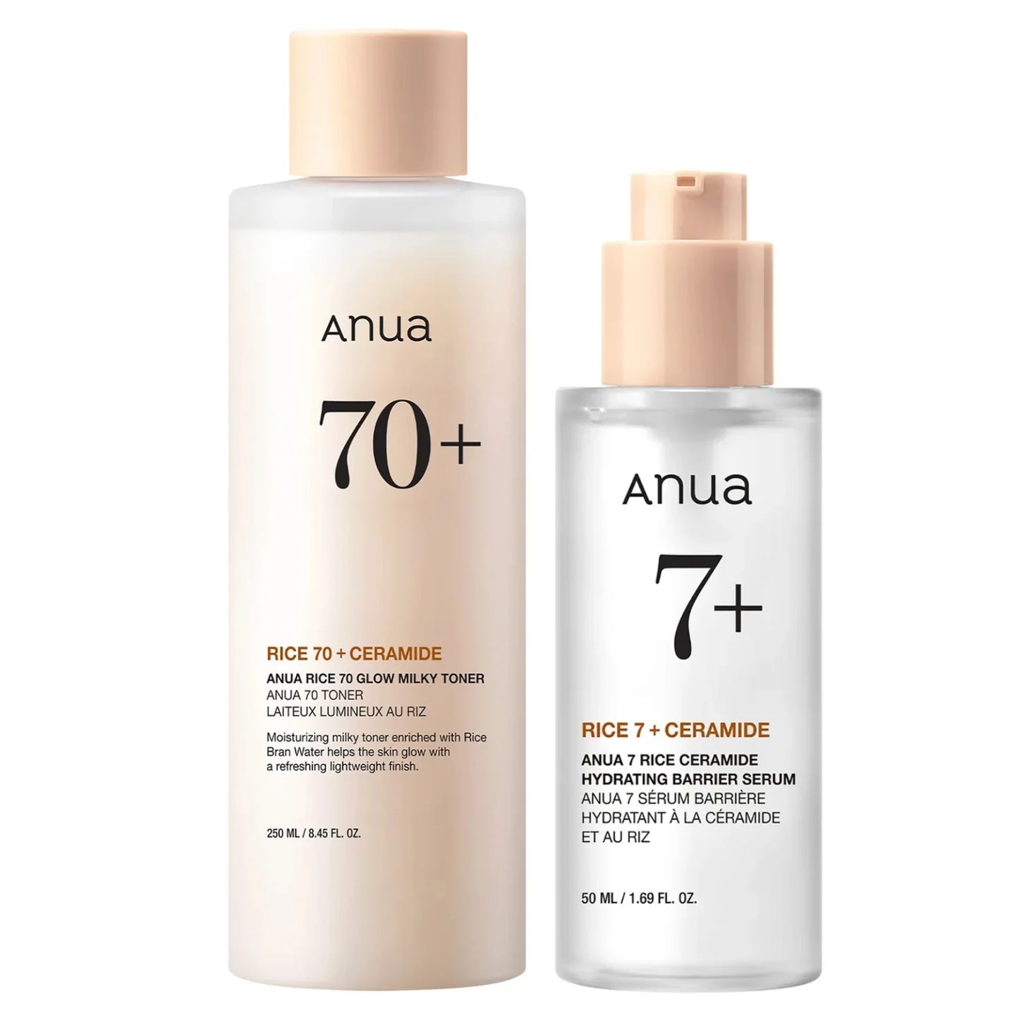 Anua - Set Tónico y Sérum Rice Daily Glow Duo