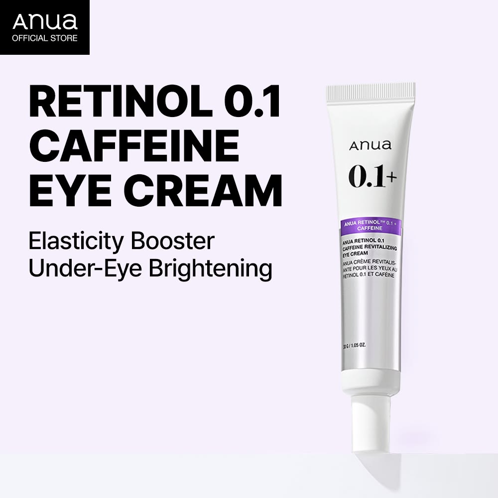 Anua - Crema Contorno de Ojos Retinol 0.1 Caffeine Revitalizing Eye Cream