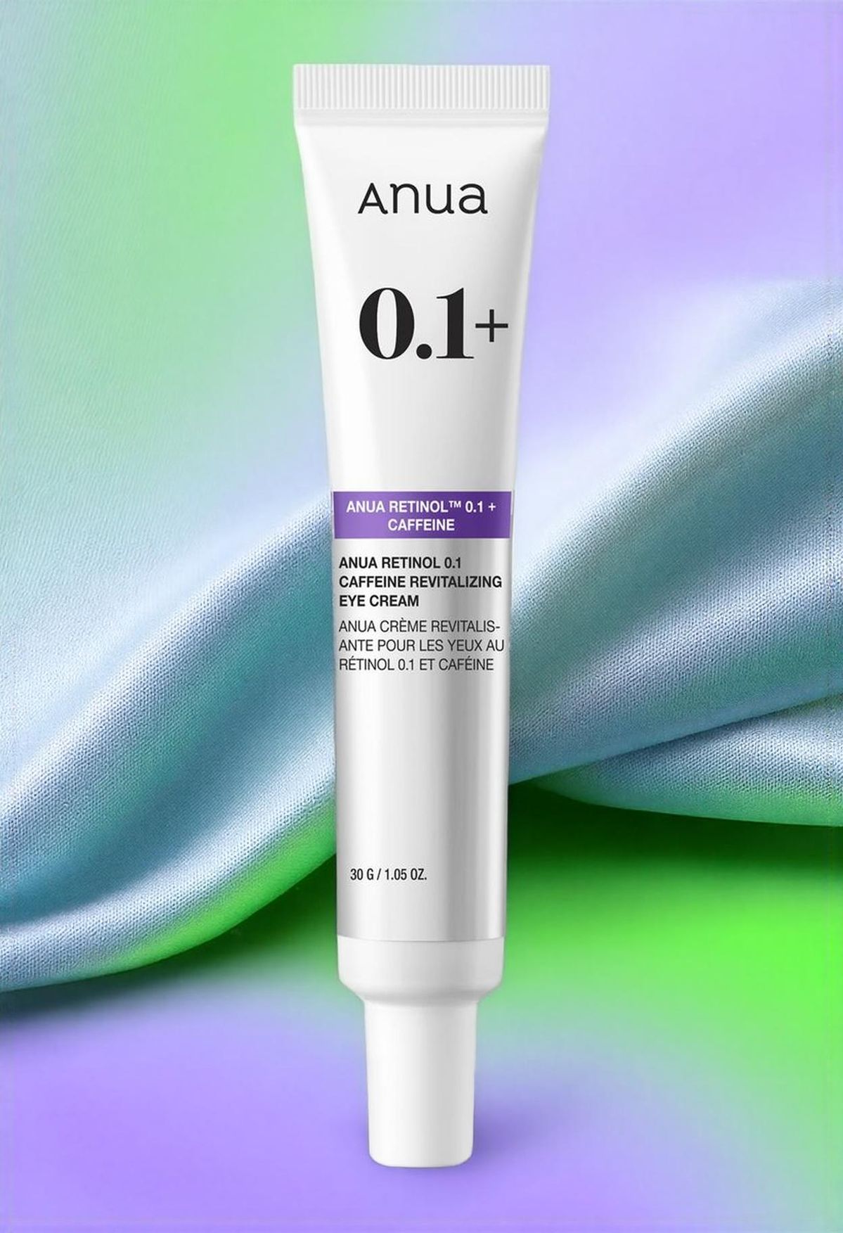 Anua - Crema Contorno de Ojos Retinol 0.1 Caffeine Revitalizing Eye Cream