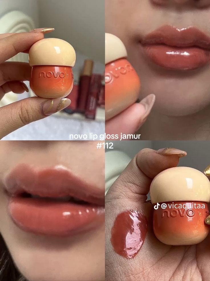 NOVO - Lightweight & Watery Lip Jelly - 4 Colours