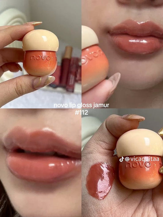 NOVO - Lightweight & Watery Lip Jelly - 4 Colours