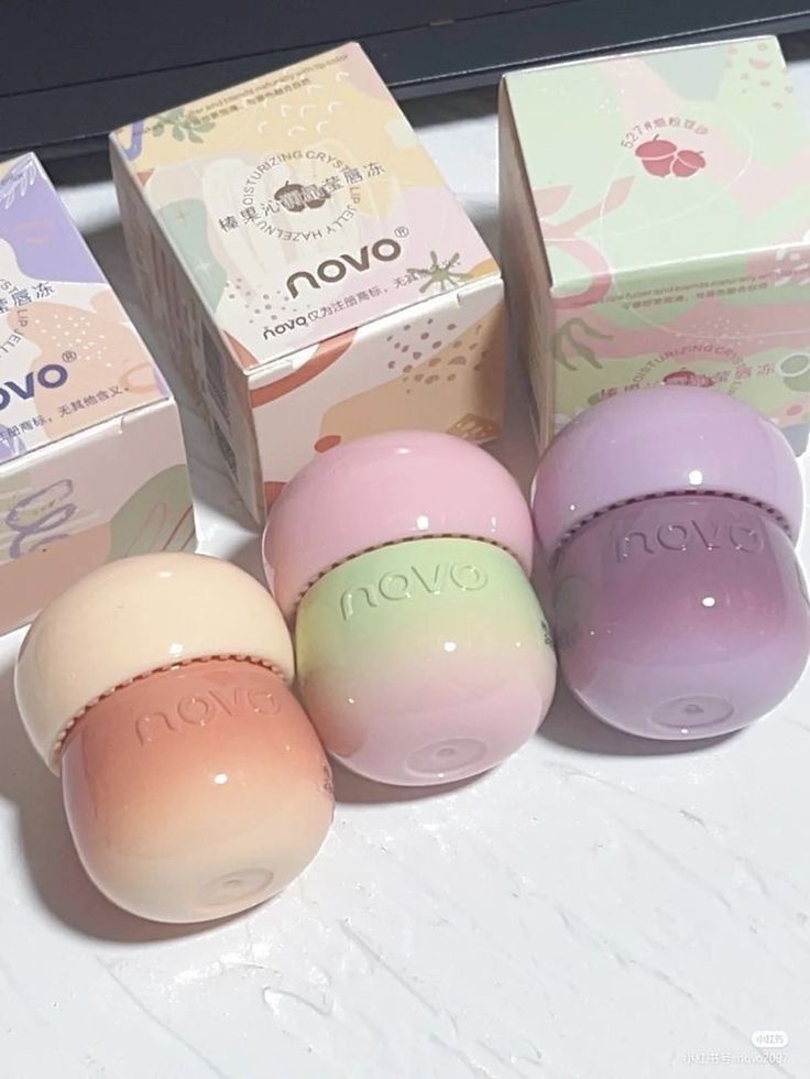 NOVO - Lightweight & Watery Lip Jelly - 4 Colours