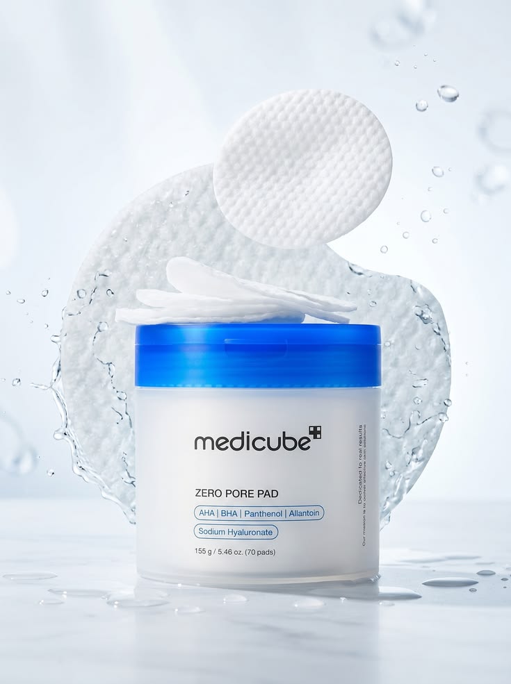 medicube - Pads con Tónico Zero Pore Pad 2.0