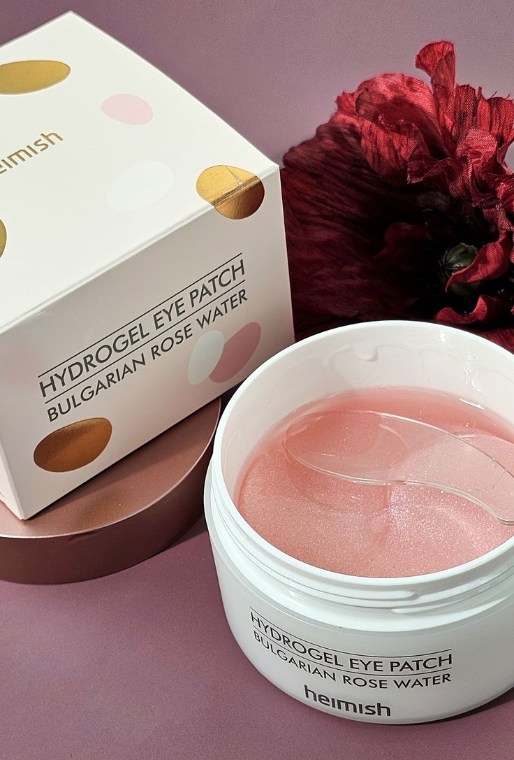 heimish - Mascarilla de ojos de hidrogel agua de rosa de Bulgaria Bulgarian Rose Water Hydrogel Eye Patch