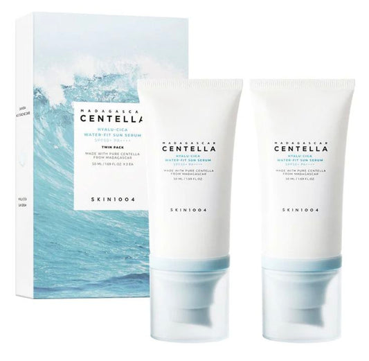 SKIN1004 - Protector Solar Madagascar Centella Hyalu-Cica Water-Fit Sun Serum Twin Pack